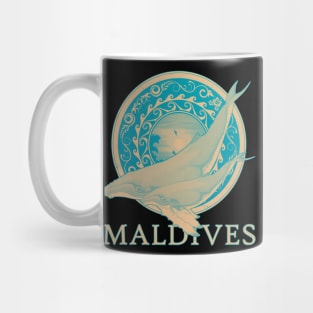 Maldives Republic Humpback Whales Mug